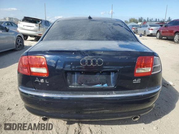 2006 Audi A8 4.2L z VIN WAUML44E96N025915, wystawiony jako Copart lot #44842395 z przebiegiem Nie podano mil oraz Nie do naprawy • Non repairable. Historia ofert i sprzedaży dostępna na DreamBid. Obrazek 6.