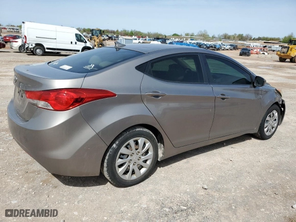 2011 Hyundai Elantra GLS with VIN 5NPDH4AE2BH023684, listed as a Copart auction lot 51601165 with 147,391 mi miles and Salvage Title. Bid and sale history available at carsss.com. Image 3.