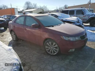 2011 Kia Forte SX with VIN KNAFW4A3XB5389158, listed as a Copart auction lot 87740085 with 170,497 mi miles and Salvage Title. Bid and sale history available at carsss.com. Image 4.