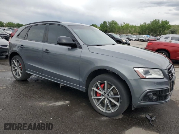 2017 Audi SQ5 Premium Plus z VIN WA1CCAFP4HA002123, wystawiony jako Copart lot #59167535 z przebiegiem 113 321 mil mil oraz Szkoda całkowita • Salvage title. Historia ofert i sprzedaży dostępna na DreamBid. Obrazek 4.