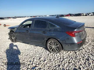 2024 Honda Civic Sedan Touring with VIN 2HGFE1F93RH339708, listed as a Copart auction lot 48788245 with 25,094 mi miles and Salvage Title. Bid and sale history available at carsss.com. Image 2.