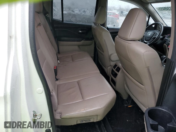 2017 Honda Ridgeline RTL-T with VIN 5FPYK2F68HB008114, listed as a Copart auction lot 51349455 with 146,058 mi miles and Salvage title. Bid and sale history available at DreamBid. Image 10.
