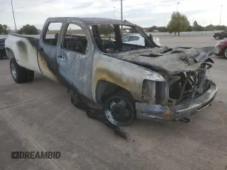 2008 Chevrolet Silverado 3500HD DRW Work Truck with VIN 1GCJC33K48F152849, listed as a Copart auction lot 76907014 with Not Provided miles and Non Repairable. Bid and sale history available at DreamBid. Image 4.
