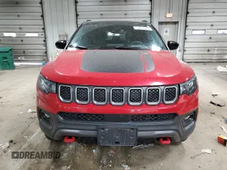 2023 Jeep Compass Trailhawk с VIN 3C4NJDDN5PT513984, выставлен на аукционе Copart как лот 54375065 с пробегом 24 482 миль миль и На запчасти • Non repairable. История ставок и продаж доступна на DreamBid. Изображение 5.
