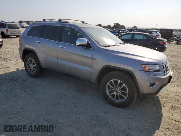 2014 Jeep Grand Cherokee Limited with VIN 1C4RJFBM1EC416751, listed as a Copart auction lot 59562825 with 171,766 mi miles and Salvage title. Bid and sale history available at DreamBid. Image 4.