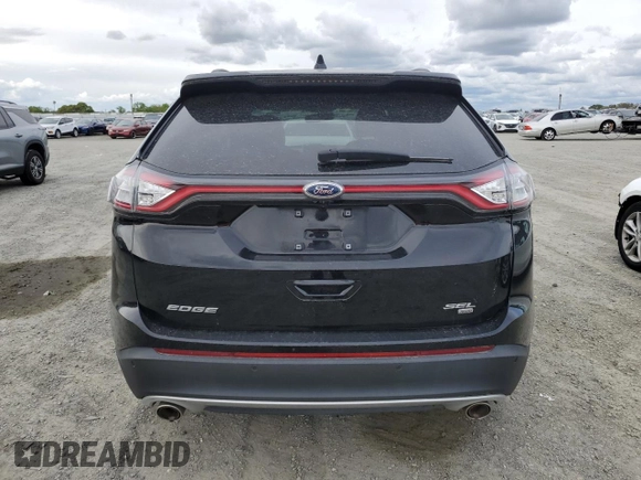 2018 Ford Edge SEL with VIN 2FMPK4J84JBC16871, listed as a Copart auction lot 51019225 with 170,208 mi miles and Clean Title. Bid and sale history available at carsss.com. Image 6.