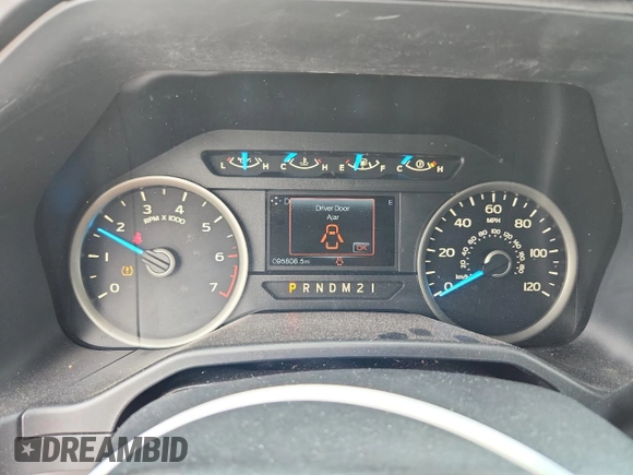 2015 Ford F-150 XL with VIN 1FTEW1CF7FKE55998, listed as a Copart auction lot 60543075 with 95,808 mi miles and Salvage title. Bid and sale history available at DreamBid. Image 9.