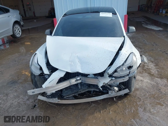 2021 Tesla Model 3 Long Range with VIN 5YJ3E1EB6MF094309, listed as a IAAI auction lot 41651475 with Not Provided miles. Bid and sale history available at carsss.com. Image 6.