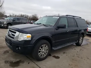 2011 Ford Expedition EL XLT with VIN 1FMJK1J53BEF15624, listed as a Copart auction lot 44447335 with 152,076 mi miles and Salvage Title. Bid and sale history available at carsss.com. Image 1.