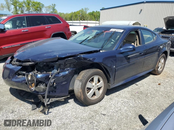 2007 Pontiac Grand Prix with VIN 2G2WP552471223626, listed as a Copart auction lot 52220855 with 122,223 mi miles and Salvage title. Bid and sale history available at DreamBid. Image 1.