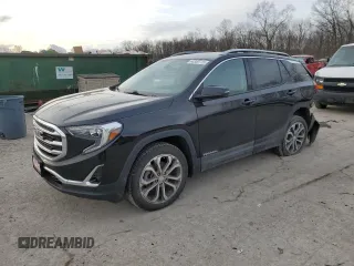 2020 GMC Terrain SLT with VIN 3GKALVEX3LL135368, listed as a Copart auction lot 44300715 with 46,182 mi miles and Salvage Title. Bid and sale history available at carsss.com. Image 1.