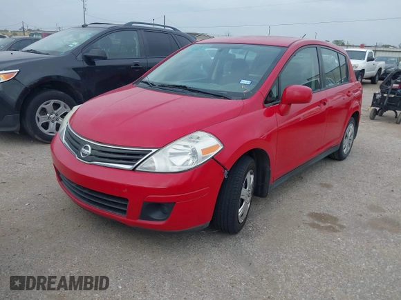 2009 Nissan Versa 1.8 S with VIN 3N1BC13EX9L489250, listed as a IAAI auction lot 41940250 with 185,575 mi miles. Bid and sale history available at carsss.com. Image 2.