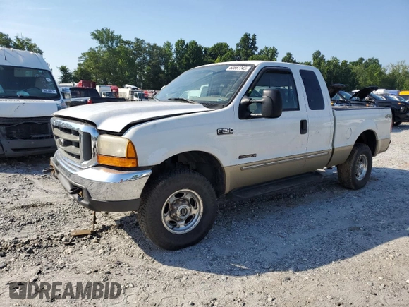 2000 Ford F-250 XL with VIN 1FTNX21F3YEB32295, listed as a Copart auction lot 60867745 with 329,194 mi miles and Salvage title. Bid and sale history available at DreamBid. Image 1.