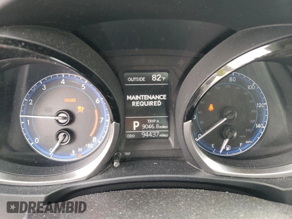 2016 Toyota Corolla L with VIN 2T1BURHE6GC548747, listed as a Copart auction lot 54493015 with 94,437 mi miles and Clean Title. Bid and sale history available at DreamBid. Image 9.