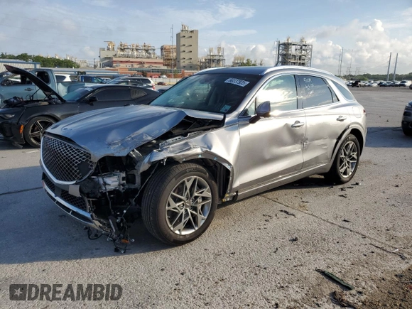 2023 Genesis GV70 2.5T with VIN KMUMADTB4PU109029, listed as a Copart auction lot 60337935 with 40,247 mi miles and Clean title. Bid and sale history available at DreamBid. Image 1.