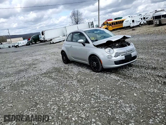 2013 FIAT 500 Pop with VIN 3C3CFFAR5DT526391, listed as a Copart auction lot 53429125 with 105,104 mi miles and Salvage Title. Bid and sale history available at carsss.com. Image 15.