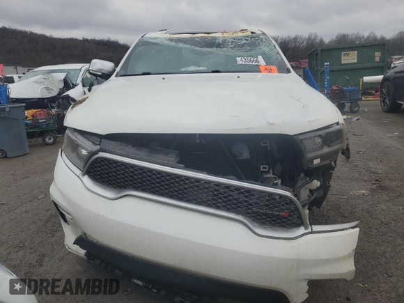 2021 Dodge Durango Citadel with VIN 1C4RDJEGXMC663118, listed as a Copart auction lot 43566615 with 83,284 mi miles and Salvage title. Bid and sale history available at DreamBid. Image 5.