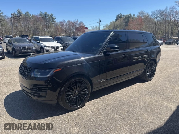 2020 Land Rover Range Rover with VIN SALGS5SE3LA592385, listed as a IAAI auction lot 42169724 with 136,782 mi miles and . Bid and sale history available at DreamBid. Image 2.