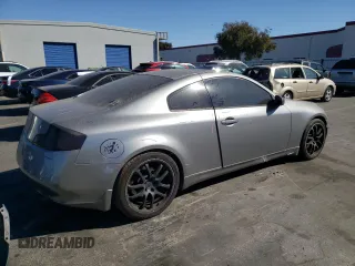 2005 Infiniti G35 Coupe with VIN JNKCV54E35M409223, listed as a Copart auction lot 76529324 with 131,992 mi miles and Salvage Title. Bid and sale history available at carsss.com. Image 3.