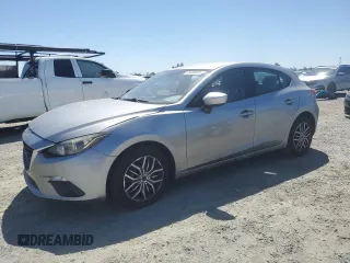 2015 Mazda 3 i Sport with VIN JM1BM1K70F1244649, listed as a Copart auction lot 55648035 with 106,085 mi miles and Salvage Title. Bid and sale history available at DreamBid. Image 1.