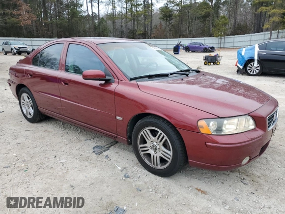 2005 Volvo S60 with VIN YV1RS592452437539, listed as a Copart auction lot 42298475 with 175,005 mi miles and Salvage Title. Bid and sale history available at carsss.com. Image 4.