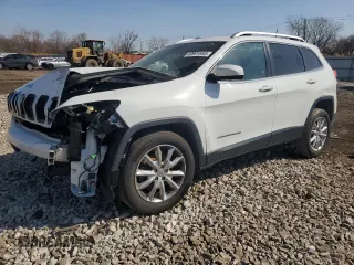 2017 Jeep Cherokee Limited with VIN 1C4PJMDS8HW504920, listed as a Copart auction lot 48991555 with 119,883 mi miles and Clean Title. Bid and sale history available at carsss.com. Image 1.