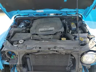 2018 Jeep Wrangler Unlimited Sahara с VIN 1C4HJWEG0JL889388, выставлен на аукционе Copart как лот 65735365 с пробегом 88 920 миль миль и Списание • Salvage title. История ставок и продаж доступна на DreamBid. Изображение 11.