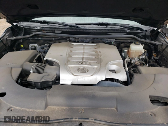 2020 Lexus LX 570 with VIN JTJDY7AX2L4317495, listed as a Copart auction lot 70972864 with 47,283 mi miles and Salvage title. Bid and sale history available at DreamBid. Image 12.