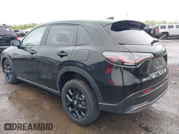 2024 Honda HR-V Sport with VIN 3CZRZ1H57RM750003, listed as a IAAI auction lot 42197380 with 17,163 mi miles and . Bid and sale history available at DreamBid. Image 3.
