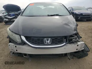 2013 Honda Civic LX with VIN 19XFB2F54DE233976, listed as a Copart auction lot 50965575 with 155,571 mi miles and Salvage Title. Bid and sale history available at DreamBid. Image 5.
