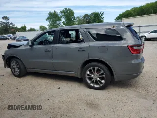 2020 Dodge Durango GT Plus with VIN 1C4RDHDG6LC258950, listed as a Copart auction lot 56196205 with 96,446 mi miles and Salvage title. Bid and sale history available at DreamBid. Image 2.
