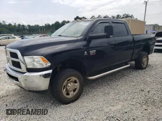 2012 Ram 2500 ST with VIN 3C6UD5CL3CG291447, listed as a Copart auction lot 60629443 with 166,765 mi miles and Salvage Title. Bid and sale history available at carsss.com. Image 1.