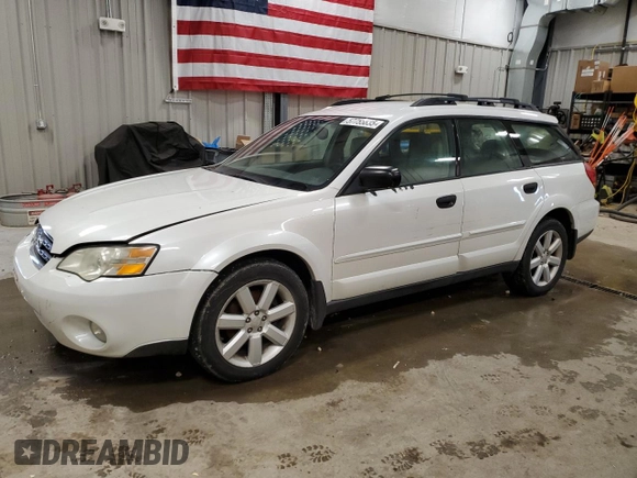 2006 Subaru Legacy Outback with VIN 4S4BP61C667312447, listed as a Copart auction lot 57755835 with 143,131 mi miles and Clean title. Bid and sale history available at DreamBid. Image 1.