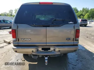 2005 Ford Excursion Eddie Bauer z VIN 1FMNU45S45EB52638, wystawiony jako Copart lot #56844915 z przebiegiem 213 252 mil mil oraz Nie do naprawy • Non repairable. Historia ofert i sprzedaży dostępna na DreamBid. Obrazek 6.