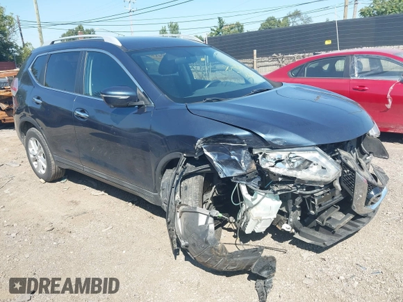 2015 Nissan Rogue SL with VIN 5N1AT2MV1FC852888, listed as a IAAI auction lot 40270127 with 132,354 mi miles and . Bid and sale history available at carsss.com. Image 1.