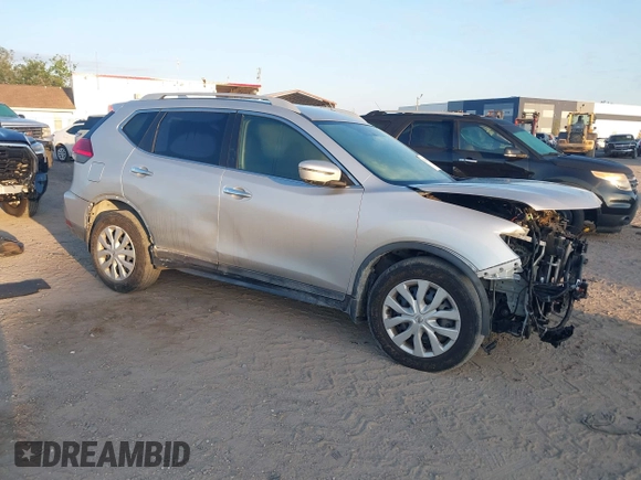 2017 Nissan Rogue S with VIN 5N1AT2MT8HC839010, listed as a IAAI auction lot 42016601 with 97,004 mi miles. Bid and sale history available at carsss.com. Image 1.