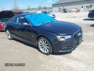 2015 Audi A5 Premium with VIN WAUCFAFR7FA001198, listed as a IAAI auction lot 41994551 with 126,557 mi miles. Bid and sale history available at carsss.com. Image 1.