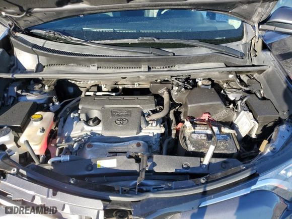 2018 Toyota RAV4 XLE with VIN 2T3RFREV9JW745177, listed as a Copart auction lot 45858465 with 105,172 mi miles and Salvage Title. Bid and sale history available at carsss.com. Image 12.
