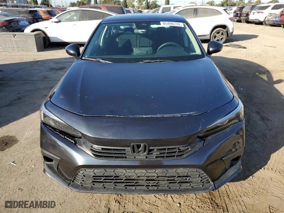 2022 Honda Civic Sedan EX with VIN 2HGFE1F74NH305480, listed as a Copart auction lot 85490774 with 42,989 mi miles and Salvage Title. Bid and sale history available at carsss.com. Image 5.