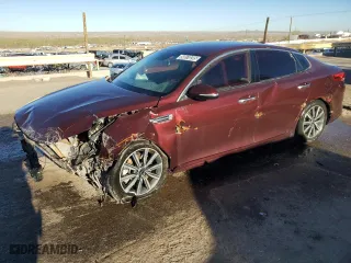 2019 Kia Optima EX with VIN 5XXGU4L19KG318361, listed as a Copart auction lot 50078205 with 137,063 mi miles and Clean Title. Bid and sale history available at carsss.com. Image 1.