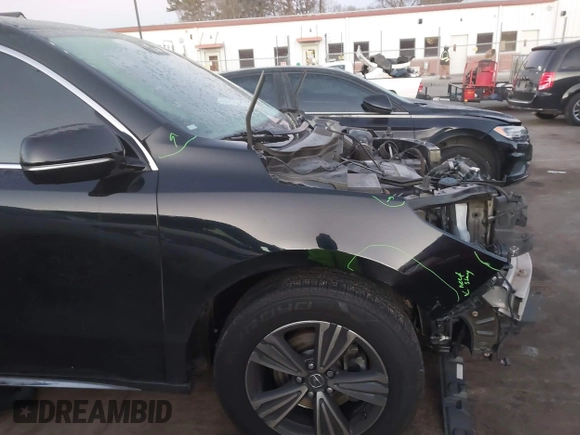 2017 Acura MDX with VIN 5J8YD4H37HL005849, listed as a IAAI auction lot 41261329 with 100,124 mi miles. Bid and sale history available at carsss.com. Image 17.