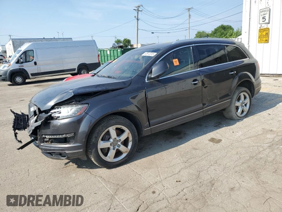 2014 Audi Q7 Premium with VIN WA1CMAFE7ED011520, listed as a Copart auction lot 63912315 with 131,218 mi miles and Clean title. Bid and sale history available at DreamBid. Image 1.