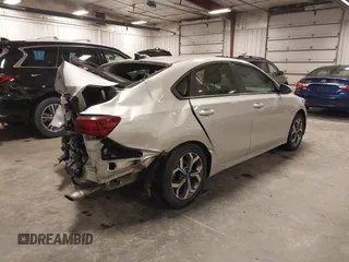 2020 Kia Forte LXS with VIN 3KPF24ADXLE253223, listed as a IAAI auction lot 41865732 with 125,734 mi miles. Bid and sale history available at carsss.com. Image 4.