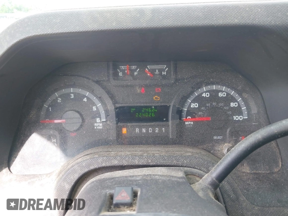 2013 Ford Econoline Cargo Commercial with VIN 1FTNE2EW8DDB33894, listed as a IAAI auction lot 42841415 with 224,026 mi miles and . Bid and sale history available at DreamBid. Image 7.