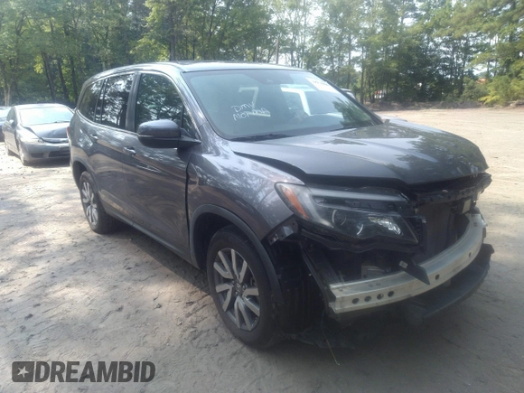 2020 Honda Pilot EX-L with VIN 5FNYF5H57LB003241, listed as a IAAI auction lot 39974466 with 51,455 mi miles. Bid and sale history available at carsss.com. Image 1.