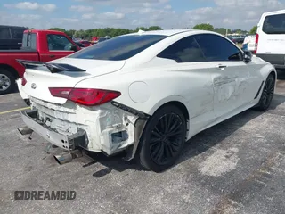2017 Infiniti Q60 2.0t Premium with VIN JN1CV7EK7HM110553, listed as a IAAI auction lot 42115242 with 83,129 mi miles. Bid and sale history available at carsss.com. Image 6.
