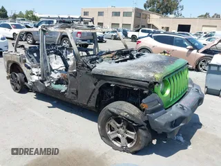 2020 Jeep Wrangler Unlimited Sport S with VIN 1C4HJXDN5LW126953, listed as a IAAI auction lot 42447930 with Not provided miles and . Bid and sale history available at DreamBid. Image 1.