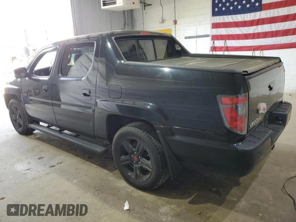 2013 Honda Ridgeline RTL with VIN 5FPYK1F57DB008861, listed as a Copart auction lot 55998335 with 226,567 mi miles and Salvage title. Bid and sale history available at DreamBid. Image 2.