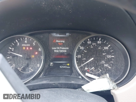 2017 Nissan Rogue SV with VIN KNMAT2MT7HP559334, listed as a IAAI auction lot 41913965 with 92,543 mi miles. Bid and sale history available at carsss.com. Image 7.