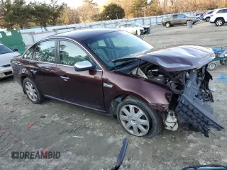 2009 Ford Taurus Limited with VIN 1FAHP28W49G111924, listed as a Copart auction lot 43807235 with 0 mi miles and Salvage Title. Bid and sale history available at carsss.com. Image 4.